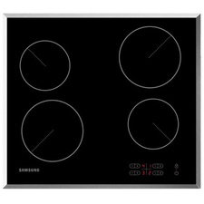 Plita electrica incorporabila Samsung C61R2AAST, 4 zone de gatit