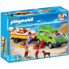 Macchina familiale con rimorchio per barca - Playmobil