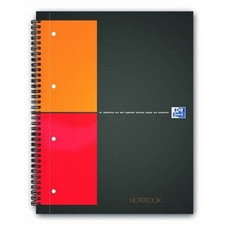 Blocco spiralato meetingbook International Oxford - A4+ - 5 mm - 80 ff