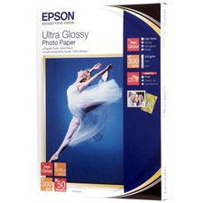 Carta foto ultra patinata - 300 g/m² - 13x18 - 50 fogli - Epson