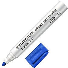 Marcatore a secco Lumocolor Whiteboard -Staedtler- blu tonda 2 mm