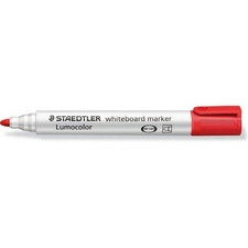 Marcatore a secco Lumocolor Whiteboard -Staedtler- rosso tonda 2 mm