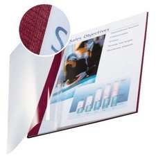Copertine flessibili con fronte trasparente Esselte - 10-35 ff -rosso scarlatto