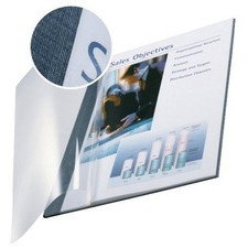 Copertine flessibili con fronte trasparente Esselte - 10-35 fogli - blu marina