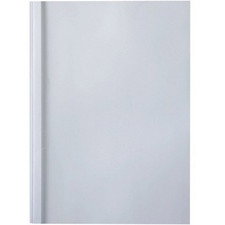 Cartelline termiche GBC - liscia - 8 mm - 60 fogli - trasp./bianco