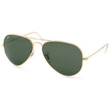 Ray Ban 3026 Large Metal II L2846 (size 62mm) : Arista gold