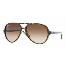 Ray Ban 4125 Cats 5000 710/51 (size 59mm) : Light tortoise