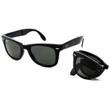 Ray Ban 4105 Folding Wayfarer 601/58 (size 50mm) : Black