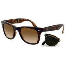 Ray Ban 4105 Folding Wayfarer 710 (size 50mm) : Tortoise