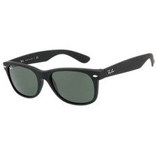 Ray Ban 2132 New Wayfarer 622 (size 52mm) : Black rubberized