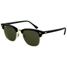 Ray Ban 3016 Clubmaster W0365 (size 49mm) : Black / Gold