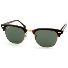 Ray Ban 3016 Clubmaster W0366 (size 49mm) : Tortoise / Gold