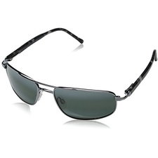 Maui Jim Mens Kahuna Polarized Sunglasses (Gunmetal Frame with Grey Lens) (H162-23)