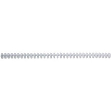 Dorsi plastici ClickBind a 34 anelli GBC - 12 mm - 95 fogli - ghiaccio
