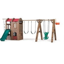 Step2 801400 Adventure Lodge Play Center with Glider