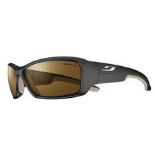 Run Sunglasses - Polarized 3 Lens Black/Grey, One Size