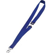 Cordoncini in tessuto con morsetto Durable blu 44 cm