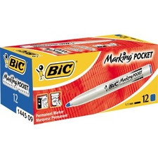 Permanent Marker Bic - blu - tonda - 1,1 mm