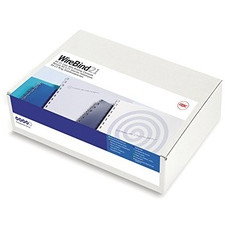 Dorsi metallici a 21 anelli GBC - 10 mm - 85 fogli - argento