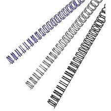 Dorsi metallici a 34 anelli GBC - 6 mm - 25 fogli - nero