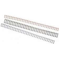 Dorsi metallici a 21 anelli GBC - 6 mm - 55 fogli - nero