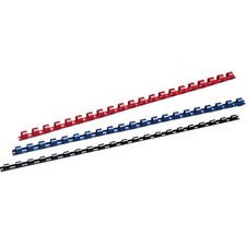 Dorsi plastici a 21 anelli GBC - 45 mm - 440 fogli - nero