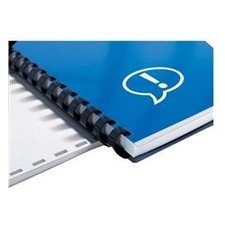 Dorsi plastici a 21 anelli GBC - 25 mm - 240 fogli - blu