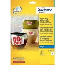 Etichette poliestere per stampanti inkjet Avery 210x297 mm 1 et/ff