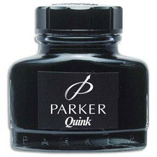 Flacone inchiostro Quink per stilografica Parker Pen - nero - 57 ml