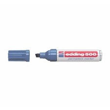 Marcatore permanente 500 Edding - blu - scalpello - 2-7 mm