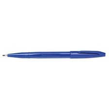 Penna punta in fibra Sign Pen Pentel - blu - 2 mm - S520-C
