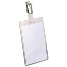 Portabadge verticali Durable 9x6 cm