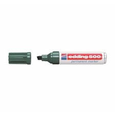 Marcatore permanente 500 Edding - verde - scalpello - 2-7 mm