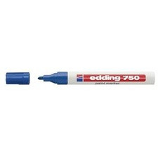 Marcatore permanente a vernice Edding - blu - tonda - 2-4 mm