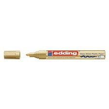 Marcatore permanente a vernice Edding - oro - tonda - 2-4 mm