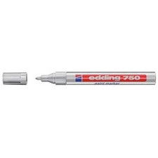 Marcatore permanente a vernice Edding - argento - tonda - 2-4 mm
