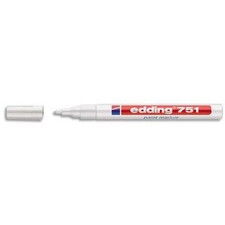 Marcatore permanente a vernice Edding - bianco - tonda - 1-2 mm