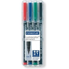 Penna punta sintetica Lumocolor Permanent Staedtler-assortiti-superfine-0,4 mm