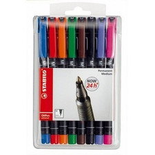 OHPen Universal permanente Stabilo - assortiti - media - 1 mm - 843/8 (conf.8)