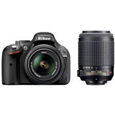 Nikon D5200 kit 18-55mm + 55-200mm