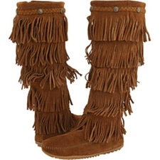 Minnetonka 5-Layer Fringe Boot
