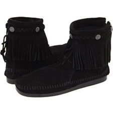 Minnetonka Hi-Top Back Zip Boot