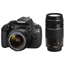 Canon EOS 1200D kit 18-55mm + 75-300mm