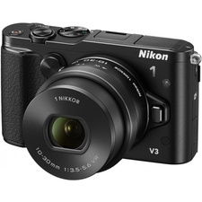 Aparat foto mirrorless Nikon 1 V3 kit 10-30mm,18 MP, Filmare Full HD
