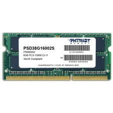 Memorie Patriot PSD38G16002S, 8GB, DDR3, 1600MHz