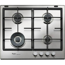 Plita gaz incorporabila Whirlpool GMA 6422 IXL, 4 arzatoare