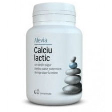 Calciu lactic 60 capsule - Alevia