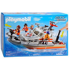 Playmobil 5540 Rescue Boat with Water Hose