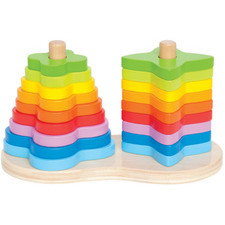Hape Double Rainbow Stacker