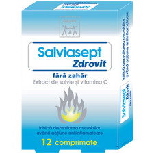 Salviasept Fara zahar - Zdrovit
